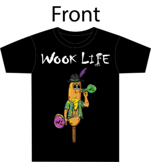 Wook life T-shirt “Chill Dog” (Top Logo)