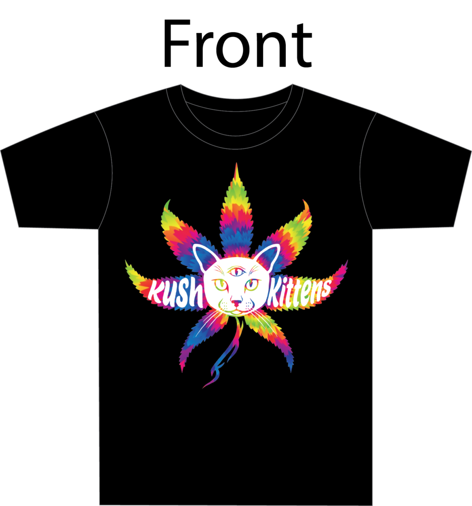 Kush Kittens Tie-Dye logo shirt – Wook Life