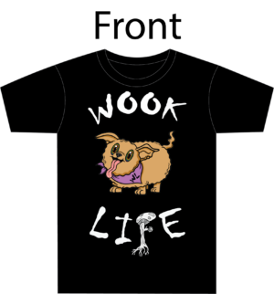 Wook life T-shirt “Sookie Tot” (curved logo)