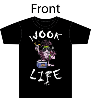 Wook life T-shirt “Big Spun” (curved logo)